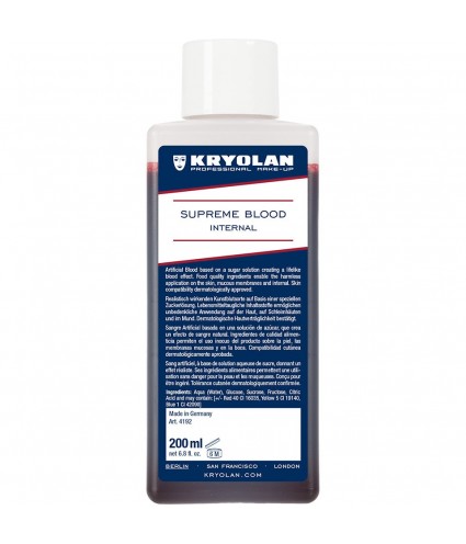 Kryolan Supreme Blood, Internal 200ml