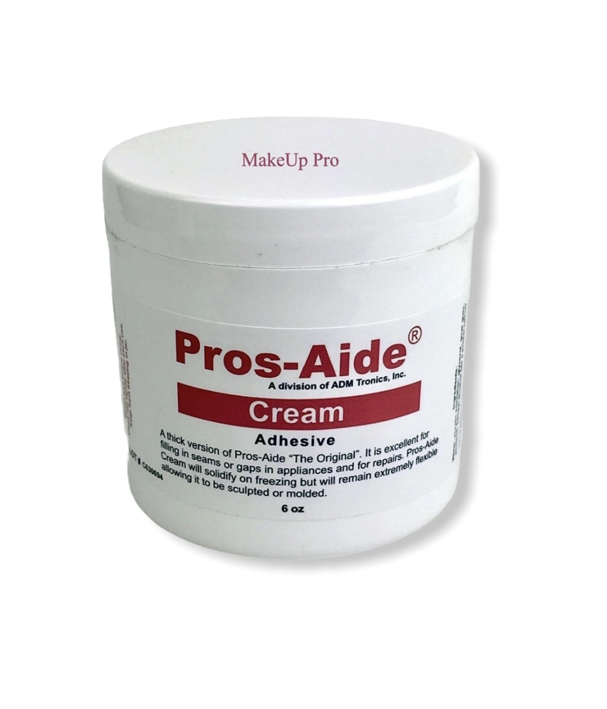 Pros-Aide Cream Adhesive 6 Oz. Jar - Official Product of ADM tronics