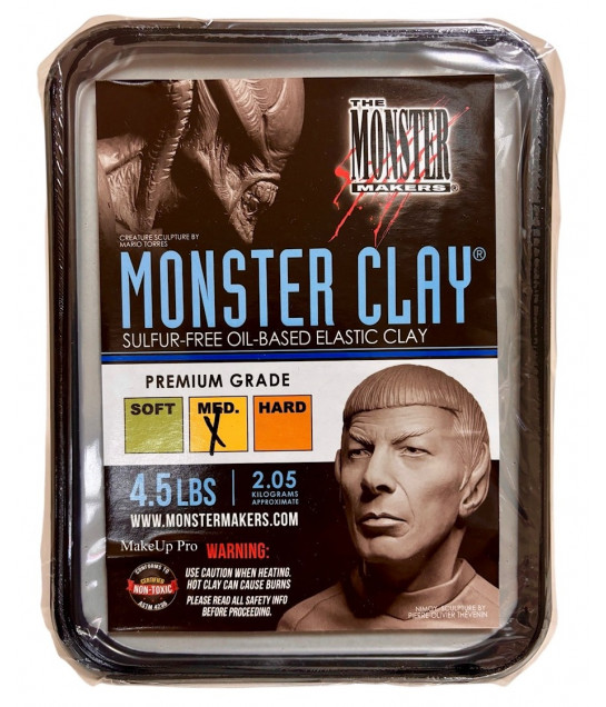 MouldLife Monster Clay, 2,25 Kg Medium Grey