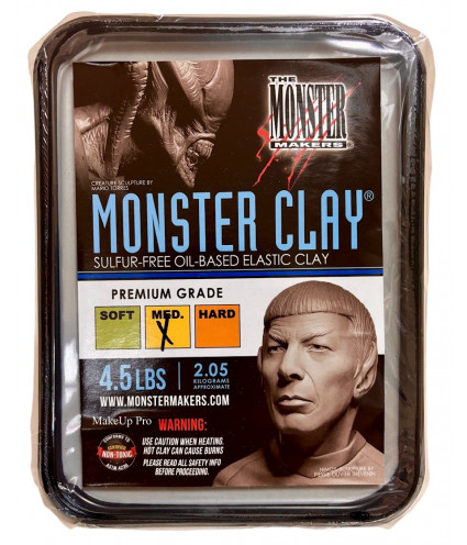 MouldLife Monster Clay, 2,25 Kg Medium Grey